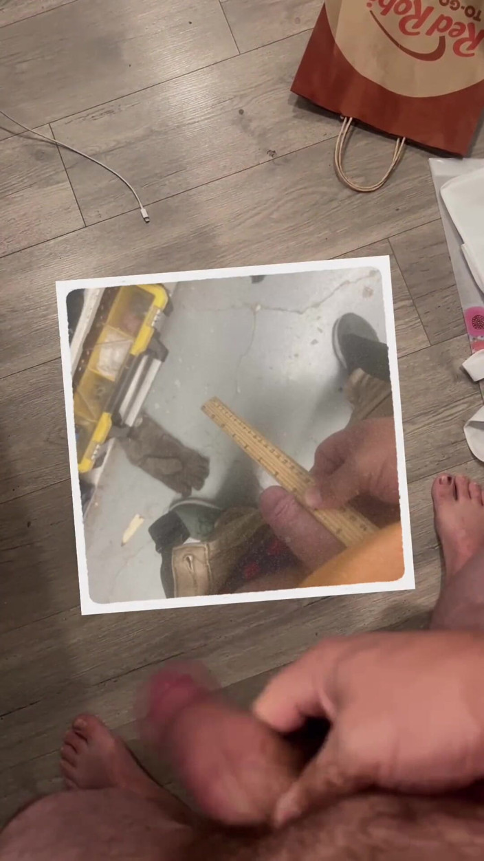 Dick Pants: Измерение и холодная чашка, усадка члена