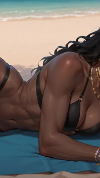 동네 짱 섹시한 어두운 색조의 님프는 해변에서 변태를 가져옵니다 열대 오르가즘을 가지고.