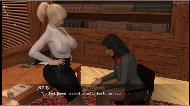 XXX Games Bunk: Project hotwife - gameplay - juego de roles - lesbianas burlándose