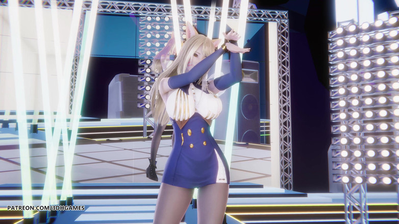 3D-Hentai Games: [mmd] T-ara - 如此疯狂的ahri性感脱衣舞英雄联盟成人动漫