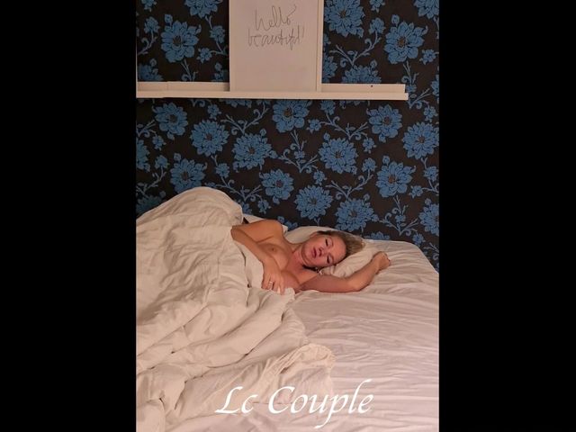 Wife Wasn't Woke up yet When She Felt Something Hard in Her Morning Wet and Warm Pussy (LC couple)