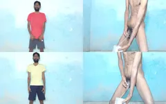 Rajesh Playboy 993 Two Pissing in the Jar Golden Shower Spanking Butt Striptease Underwear Naked