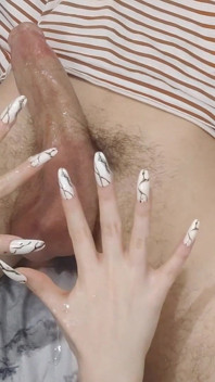 Nail Fetiš honění ženy POV
