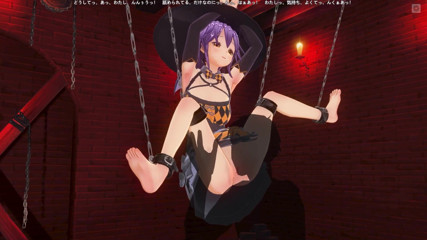 H3DC: 3d hentai bdsm bruja atada obtiene orgasmo cunnilingus