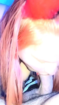 Ragazza Gatto Con Tappo Anale Sulla Coda Punto Di Vista - Concludere Con Creampie in Posizione Missionaria
