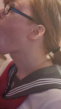 Giving a Huge Trans Girls Dick a Deep Throaty Blowjob