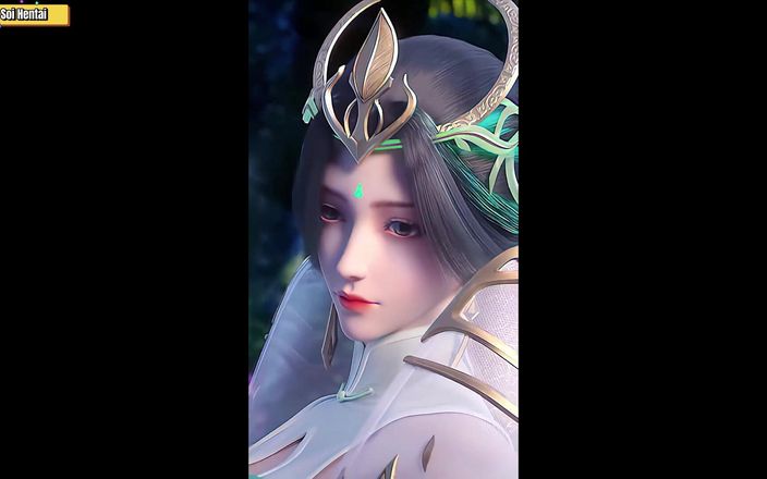 Soi Hentai: Богиня Luishen дрочит сиськи хентай 3D - без цензуры, V267