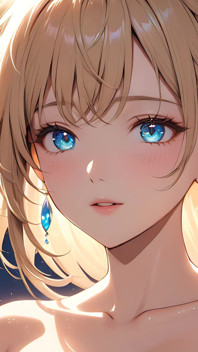 Quiet Joy: a Beautiful Young Woman in Magical Light