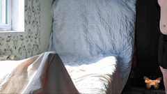 Kitty_Cross: Blonďatá BBW Femboy amatérský model crossdresser Sissy Kitty Domácí roztomilý...