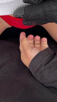 We're on the Bike and You Can't Resist Touching My Tiny Red Panties. New Video on My Profile!