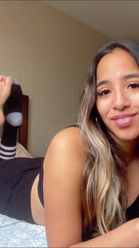 Lick Stepsis Soaked Socks and Feet