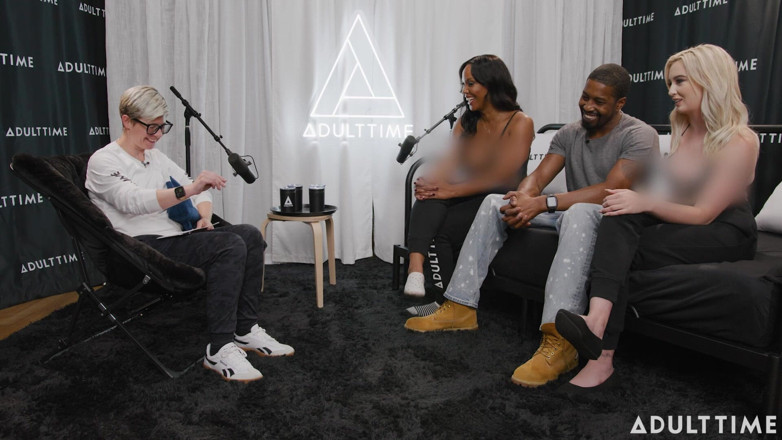 Adult Time Podcast: Podcast de estrellas después de trio | Lexi Lore, Isiah Maxwell...