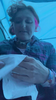 When a Quick Piss in a Bottle in Your Tent Leads Onto Stripping and a Cheeky Little Tits and Bits Play!