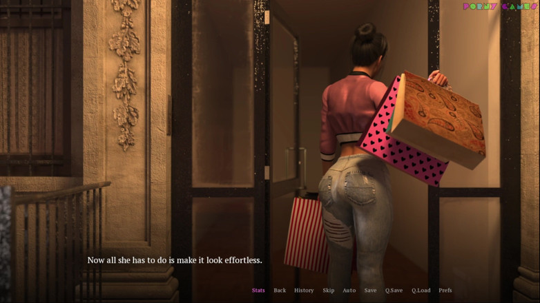 Porny Games: Zbožňované manželství od Simbaclaw - sex ve sprše v tělocvičně, Černá dáma...