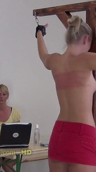 Michelle2 Spanking Machine - Bare Back Whipping