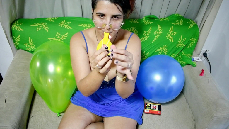 melu_world: Zápas Blesku fetiš balon pop - Bunny Looner
