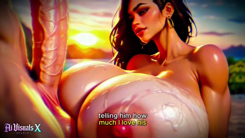 AI Visuals X: (4k) ai 3d анімаційне порно - латина бадді поклоняється великому білому члену (міжрасовий asmr) - ai visuals x