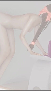 Final Fantasy vii Hentai - Aerith scopa un dildo