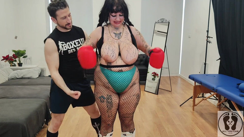 All You Can Fetish: Pelatihan pribadi gadis gemuk fetish sarung tangan yang tak terduga...