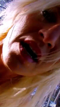 The husband picks up blonde Milf Michelle at the airport and fucks her in the ass outdoors