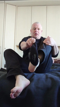 Fetișul meu cu picioarele cu șosete sneaker