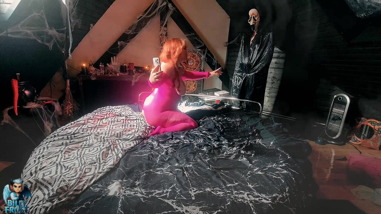 Billy Frost: Ghostface Fucked the Streamer Girl - Surprise Creampie