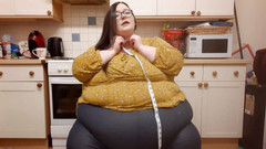 SSBBWLadyBrads: SSBBW 앉아서 측정 인치 대박