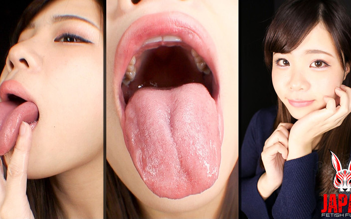 Japan Fetish Fusion: Verklig japansk mun i extrem närbild Reia Hoshino Endast för...