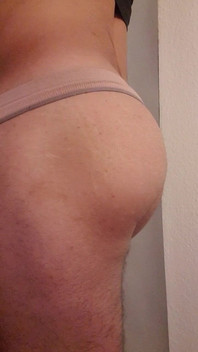 Ass in Girls Underwear