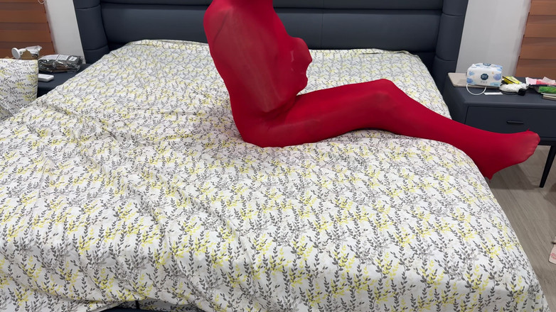 Asian foot goddess: Momificación de pantimedias encasement esclavitud de cuerpo completo