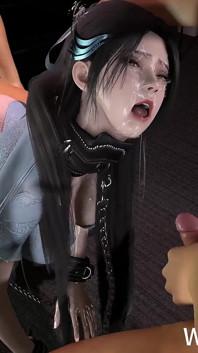 3D Cute Asian Skinny Slut Have Her First Time BDSM Sex