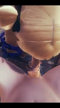 Genshin Impact Hentai - POV Fischl muie și spermă pe fața ei - japoneză asiatică Manga Anime Porno