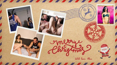 JessTonySquirts: Amatérský pár nepovedené záběry a outtakes - Veselé Vánoce