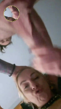 Sexy 46 Year Old Cowboy MILF Getting Her Throat Fucked by Younger Guy