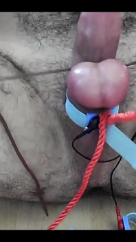 Extreme CBT Ball Stretching Electro Cumshot