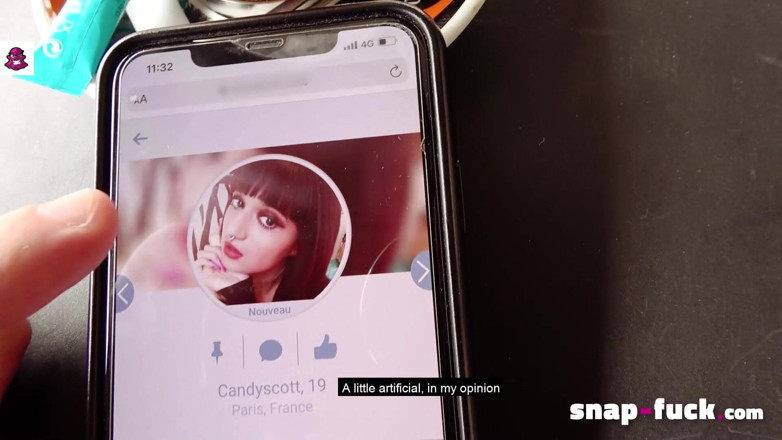 Snap Fuck: Candy gets fucked hard by a rando! Snap-fuck