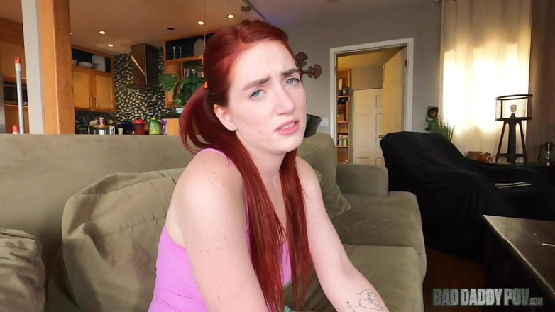 BadStepFamilyPov: Badfamilypov - la figliastra rossa del patrigno gli insegna una lezione...
