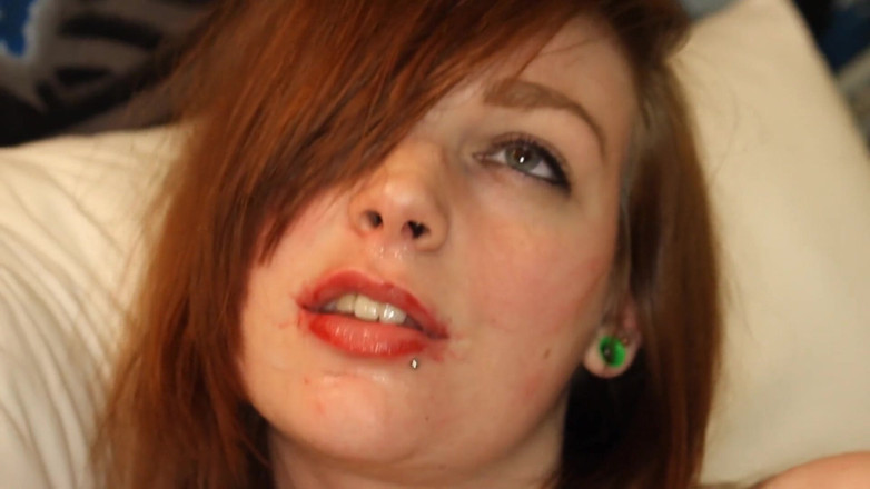 GamerGirlRoxy: Open Mouth Spider Gag BlowjobJ With Leash