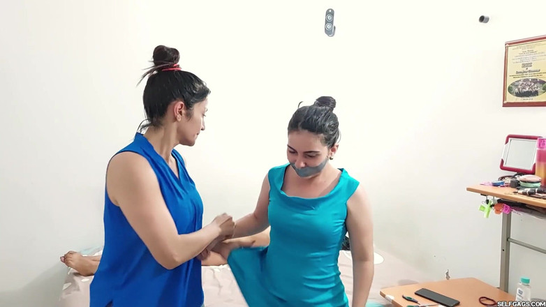 Selfgags Latina Bondage: Selfbondage Gone Wrong: Suddenly We Were All Tied Naked and...