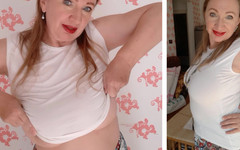 MariaOld: Nejžhavější poskakující obrovská prsa od Maria Old MILF