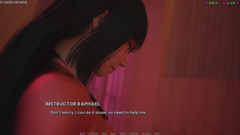 Porny Games: शमनदेव द्वारा इच्छा का छाया - एक बार जब आप काले हो जाते हैं, तो आप जानते हैं, अब योग शिक्षक के साथ 53