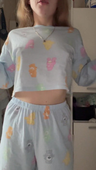 Morgon söt striptease för pappa