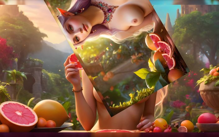 AI Girls: Mooie elfmeisjes met Grapefruit