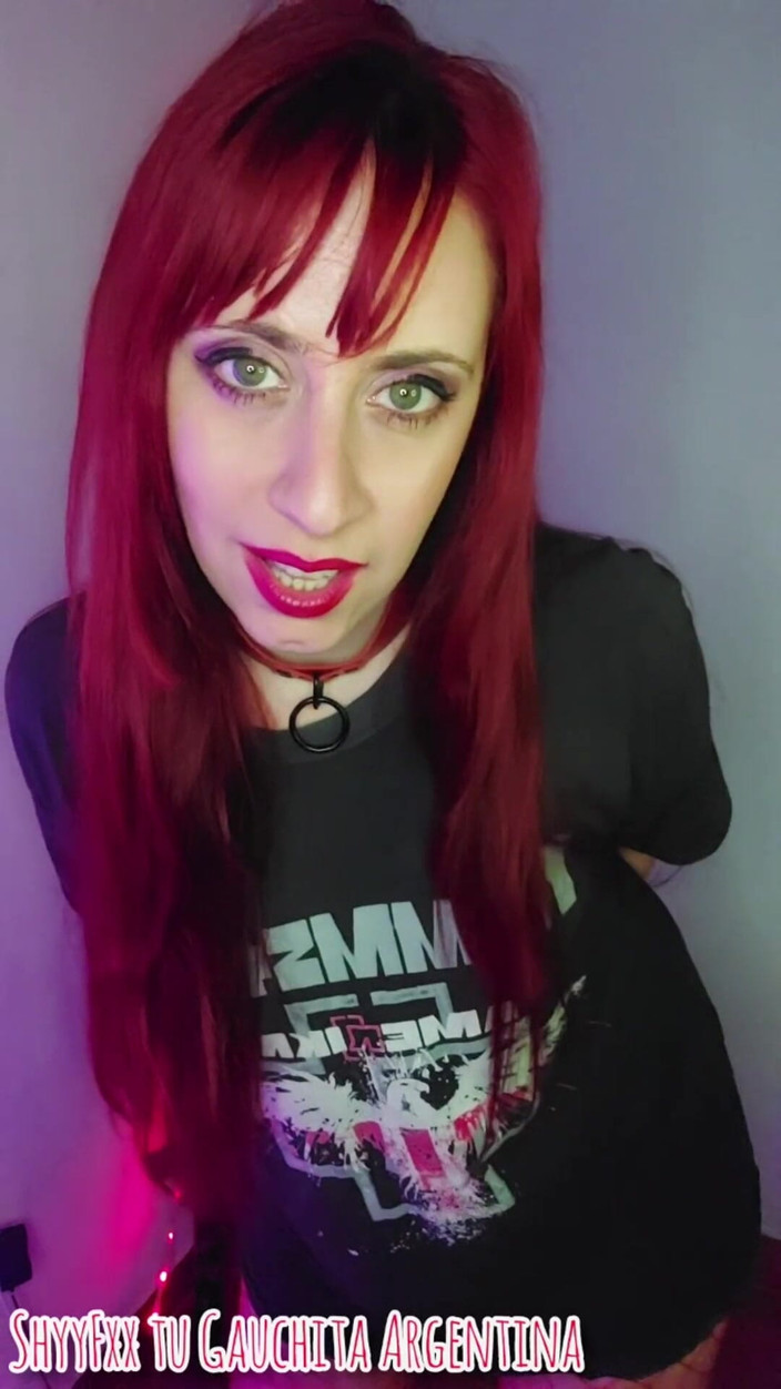 Tu Gauchita Argentina: Shyyfxx Crazy Night with a Very Gauchita Metalhead Redhead! Part 1