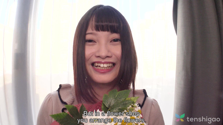 Tenshigao: Nana Okamoto bermain dengan kami dalam pakaian seragam pejabat dan...