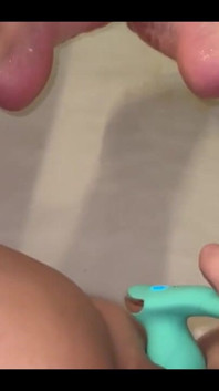 Self Thrusting Dildo in My Pussy