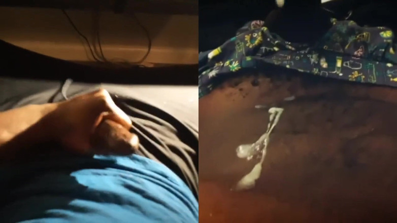 Big black cock BBCee: Mijn grote zwarte lul handenvrij strelen compilatie