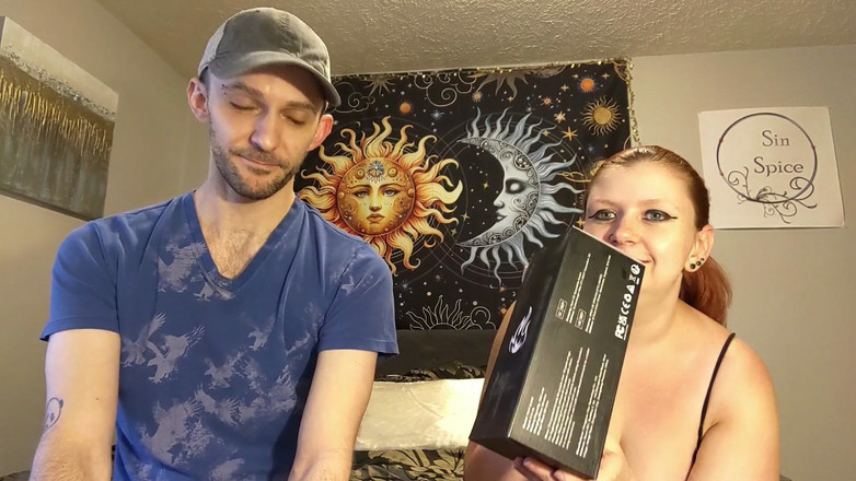 Sin Spice by Sophia Sinclair and Jasper Spice: Rewuwa Wibrująca Ściskana Kieszeń Cipki Unboxing I Masturbacja