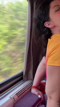 Dripdrop Psilo Siren Gets BBC on the Train!!!