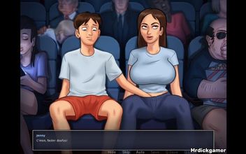 Summertime Saga I Fingured My Stepsister in the Movie and She Just Had a Great Orgasm